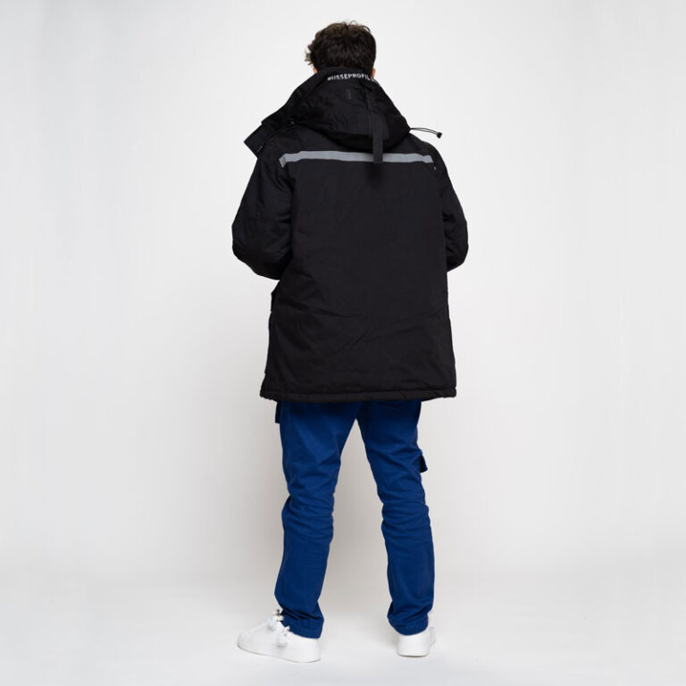Parkas ligth sort