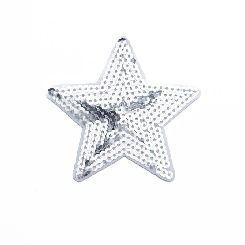 Stjerner sølv glitter
