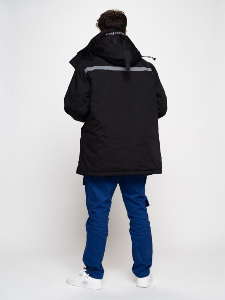 Parkas ligth sort