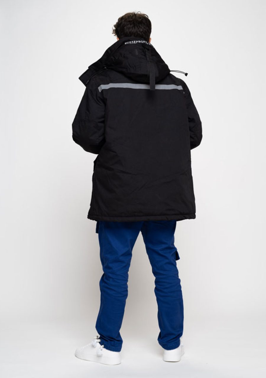 Parkas ligth sort
