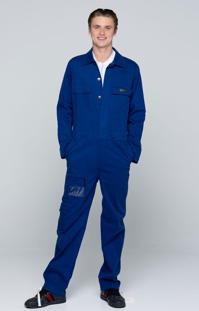Russedress-Model-X-slimfit-unisex-blå-III